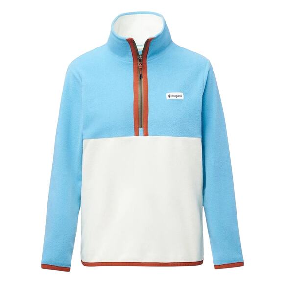 Cotopaxi River Blue Bone White Amado Quarter Zip Fleece Pullover - Picture 3 of 11